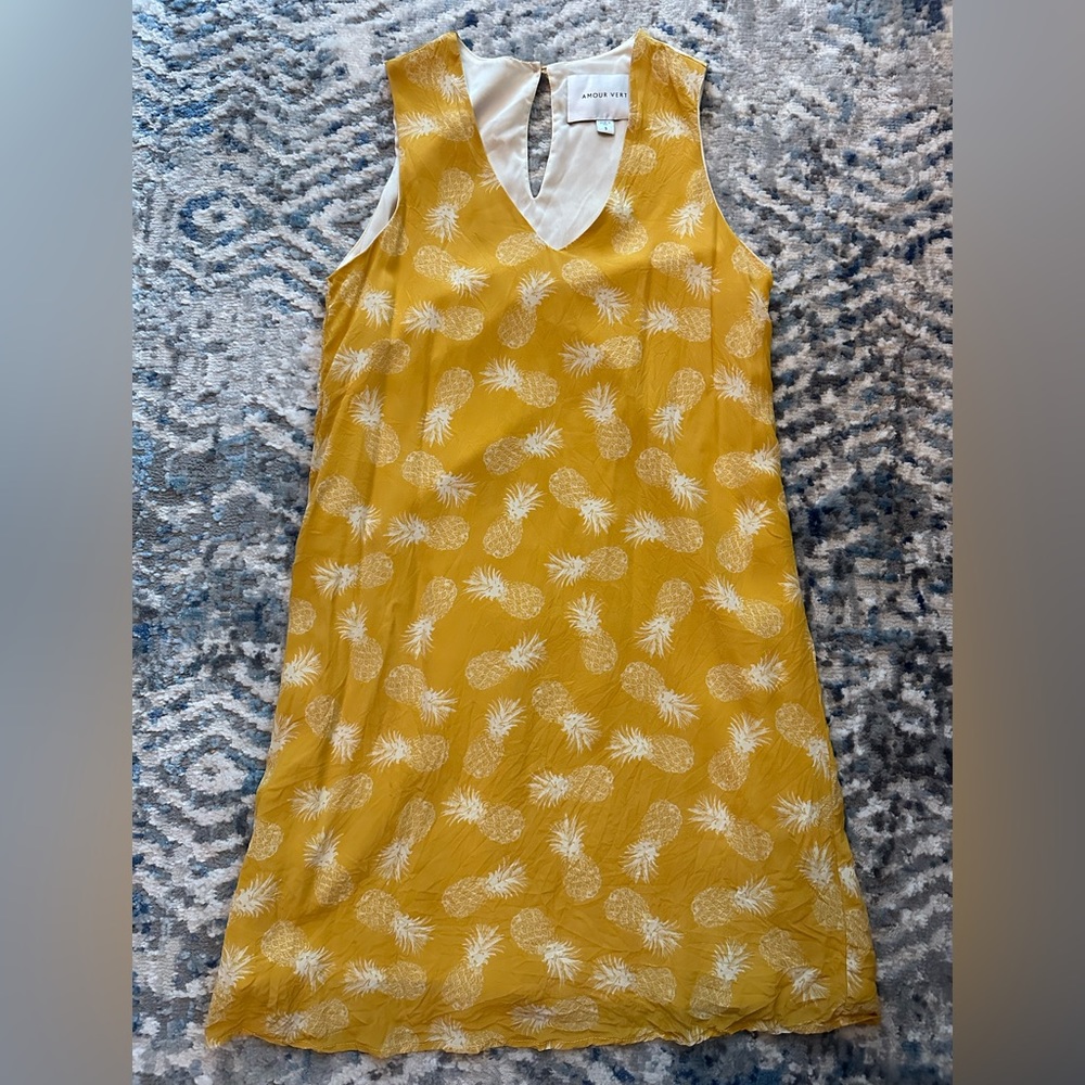 Pineapple Print Dress